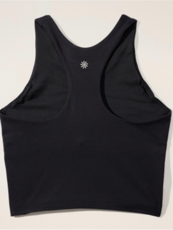 Athleta Tops - Athleta Black Racerback Crop Tank
